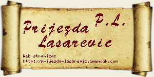 Prijezda Lašarević vizit kartica